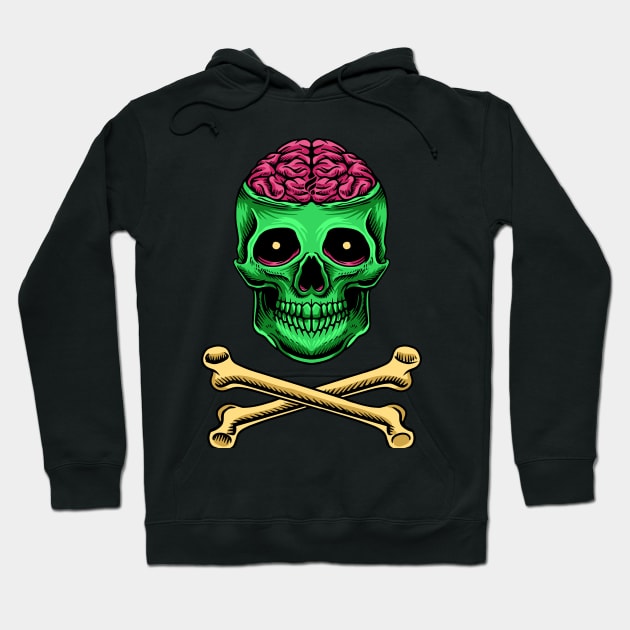 brains Hoodie by Falden